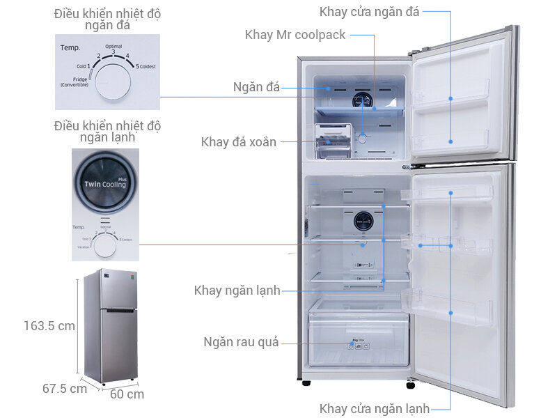 5 điểm đáng chú ý ở tủ lạnh Samsung RT29K5012S8/SV bạn nên biết