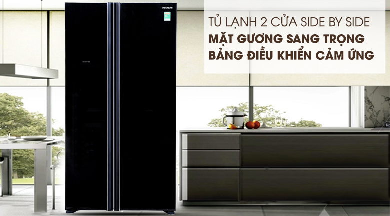 So sánh tủ lạnh Samsung RF56K9041SG/SV và Hitachi R-S700PGV2(GBK)