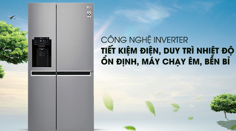 Tìm hiểu tính năng tủ lạnh LG side by side GR-D247JDS