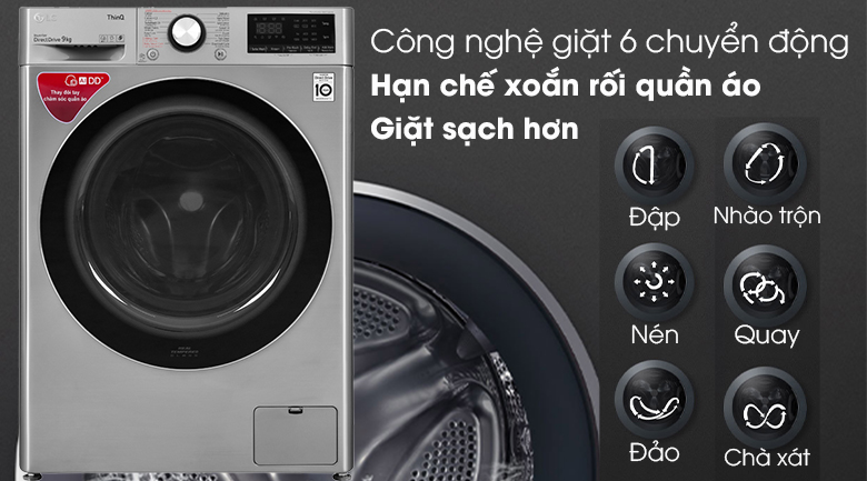 Đánh giá máy giặt LG Inverter 9 Kg FV1409S2V có tốt không?