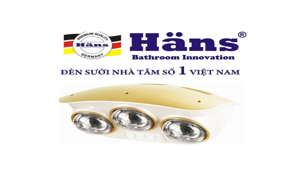 Đèn sưởi nhà tắm Hans có tốt không? Nên mua đèn sưởi nhà tắm Hans ở địa chỉ uy tín nào ?