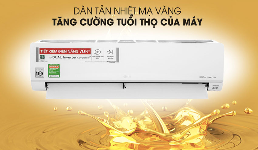 Đánh giá về Điều Hòa LG 9000Btu 1 Chiều Inverter V10API1?