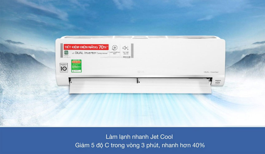 Top 5 lý do nên chọn mua điều hòa lg 9000btu 1 chiều V10API1 cho mùa hè