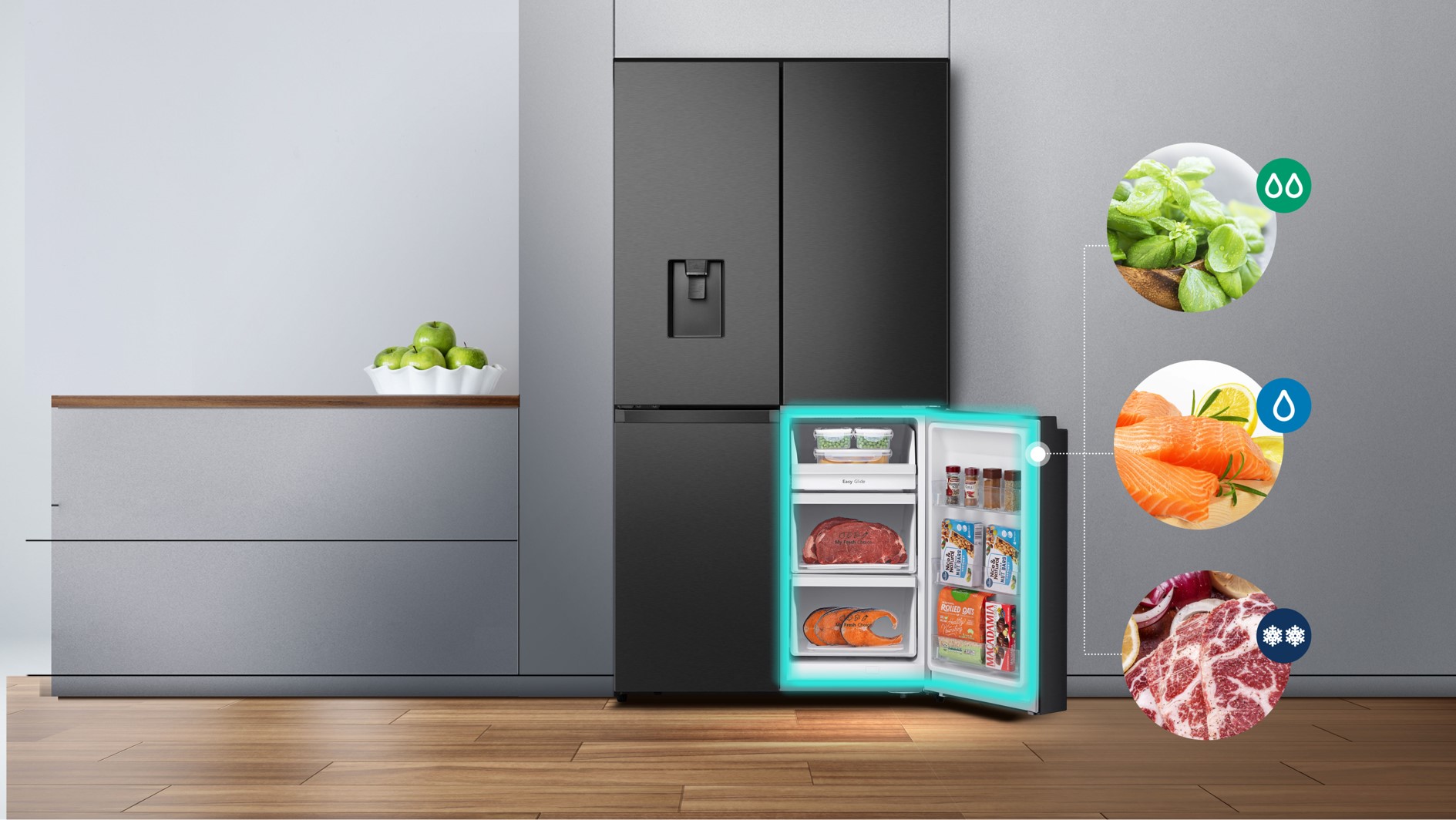 Thực phẩm nhà bạn đã thực sự an toàn khi chưa có tủ lạnh Casper RM-680VBW