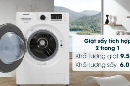 3 Lý do máy giặt sấy Samsung inverter WD95J5410AW/SV được chọn mua nhiều
