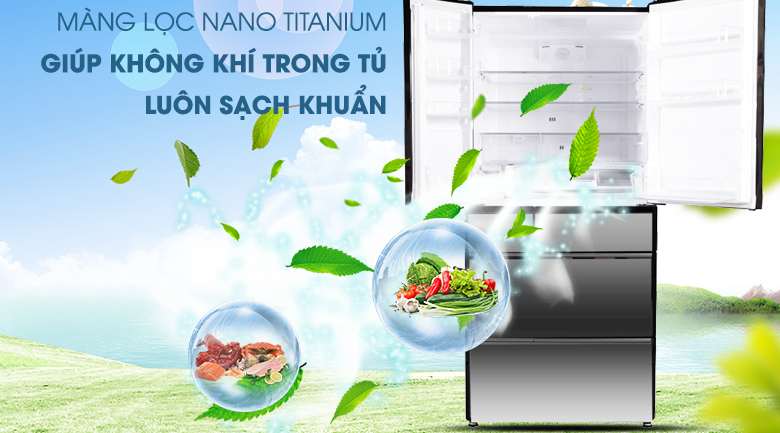 tủ lạnh Hitachi Inverter R-X670GV(X) 6 Cánh 525 Lít