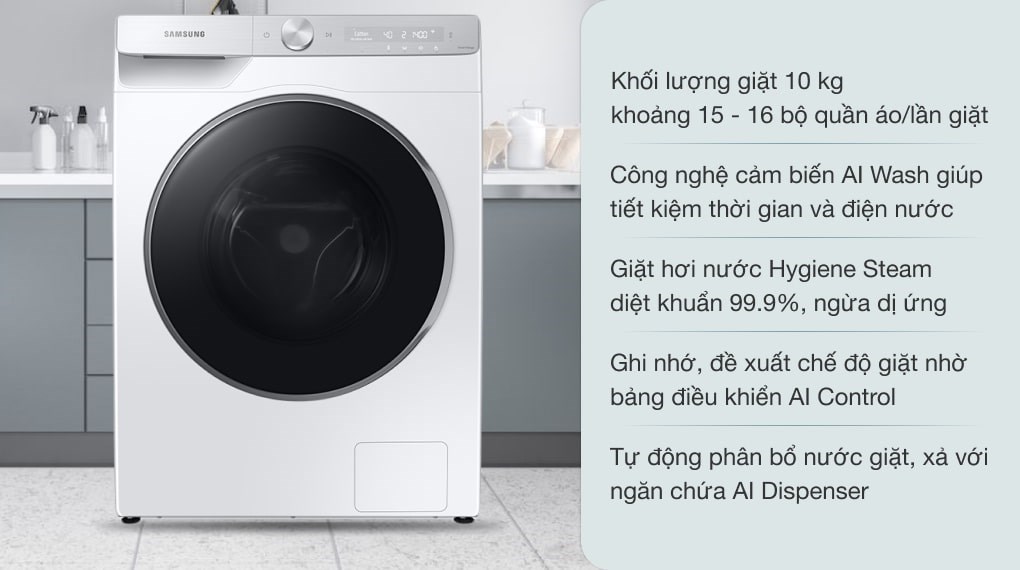 Có nên mua máy giặt Samsung Inverter WW10TP44DSH/SV 10Kg mới ra mắt 2021 không?