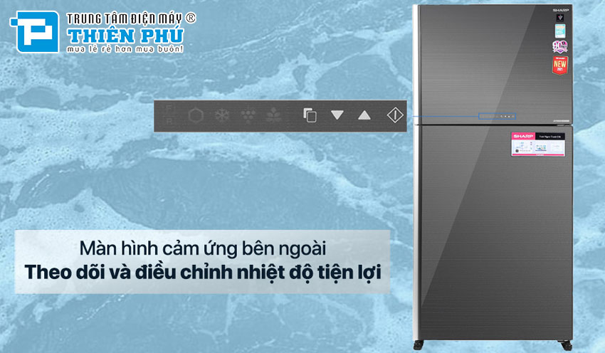 Điểm giống nhau ở tủ lạnh Hitachi R-FG560PGV8X(GBK) và Sharp SJ-XP570PG-SL