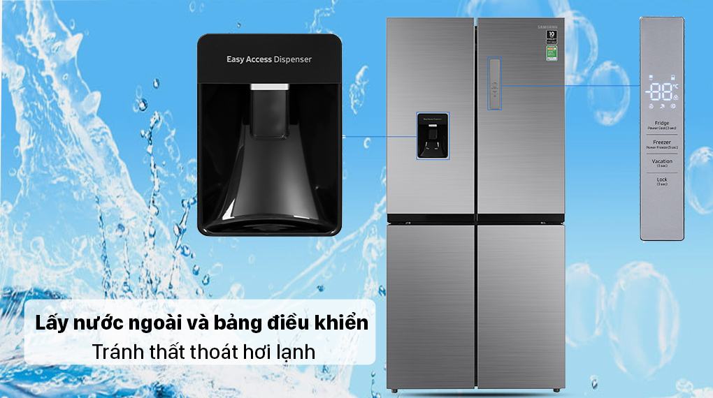 "So sánh hai mẫu tủ lạnh Sharp SJ-FX600V-SL và Samsung RF48A4010M9/SV
