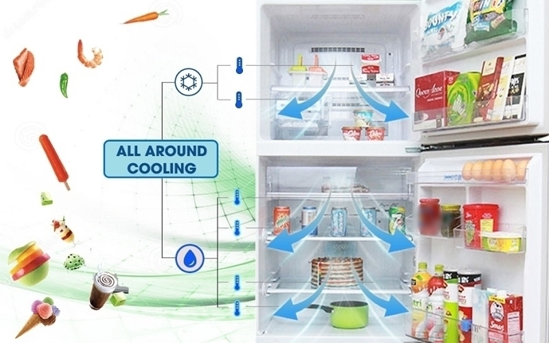 Muốn làm lạnh nhanh hãy chọn tủ lạnh Sharp inverter SJ-X201E-DS