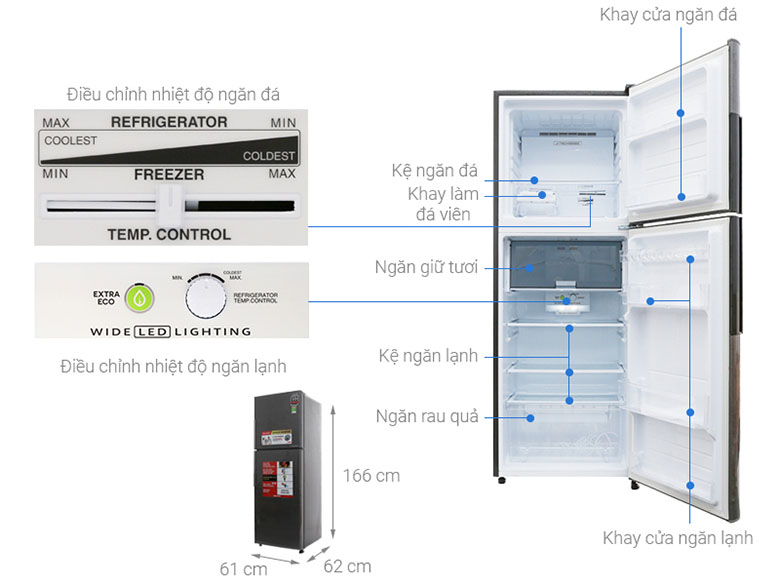 Tủ Lạnh Sharp Inverter SJ-X316E-DS luôn là lựa chọn của mọi gia đình.