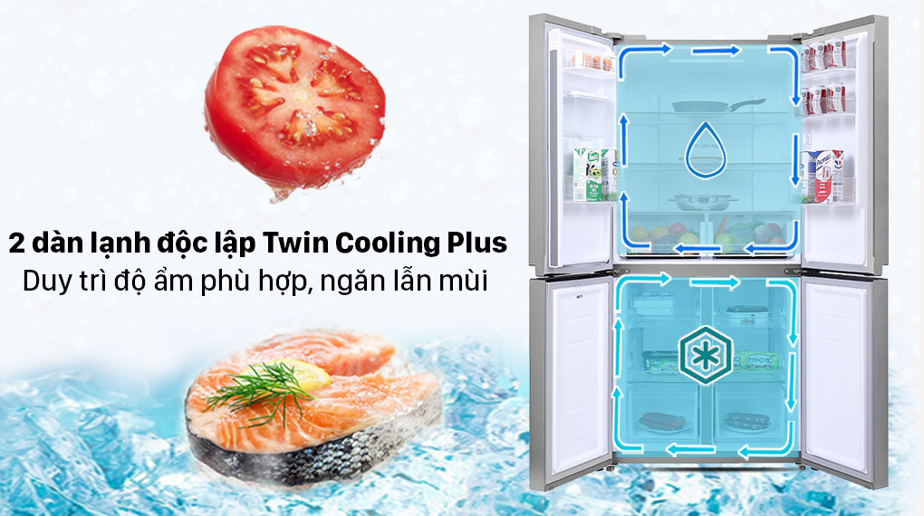 Tủ lạnh Samsung RF48A4010M9/SV 488l nhiều tiện nghi với những công nghệ nổi bật