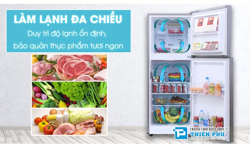 Bảo quản tối ưu nhờ tủ lạnh Samsung RT22M4032BY/SV giá rẻ chưa tới 7 triệu