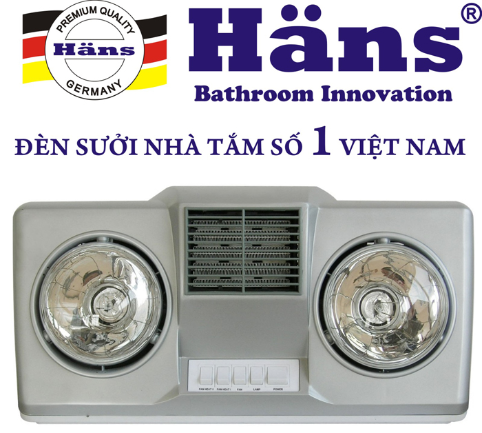 Đèn sưởi nhà tắm Hans có tốt không? Nên mua đèn sưởi nhà tắm Hans ở địa chỉ uy tín nào ?