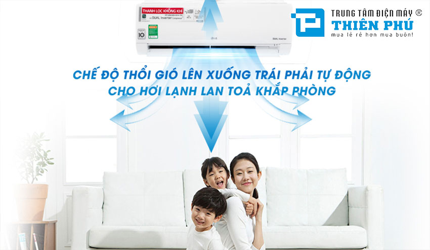 Điều Hòa LG 9000Btu 1 Chiều Inverter V10APF