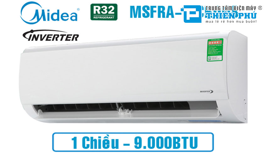 Điều Hòa Midea 9000btu 1 Chiều Inverter MSFRA-10CRDN8 Gas R32