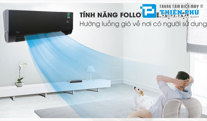 Điều Hòa Midea 9000Btu 1 Chiều Inverter MSVP-10CRDN1 Gas R410a