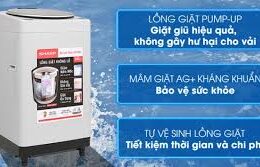Nên mua máy giặt Sharp ES-W82GV-H hay máy giặt Toshiba AW-K1000FV(WW)
