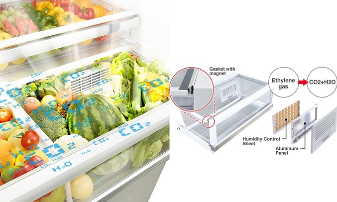 Điểm qua một số tính năng vượt bậc có trong tủ lạnh Hitachi R-WB780PGV6X(XGR)