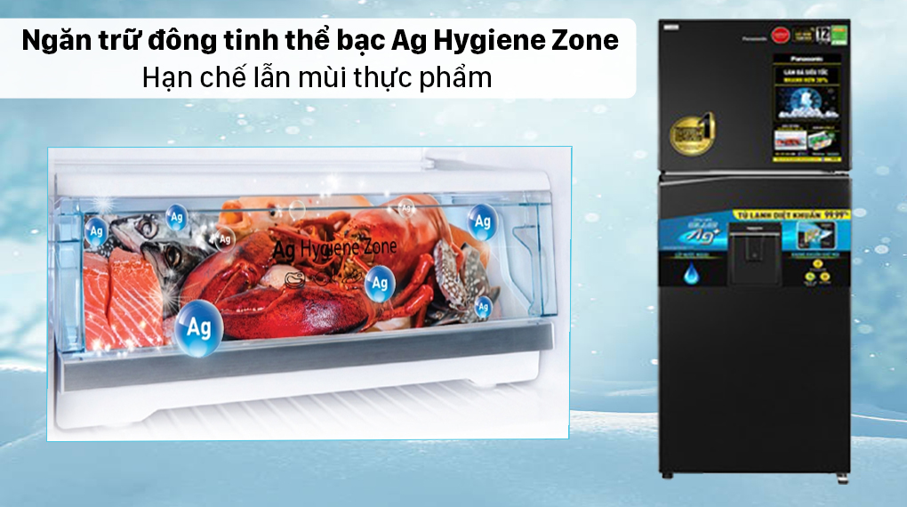 Tủ lạnh Panasonic NR-TL381GPKV sự lựa chọn lý tưởng cho gia đình bạn