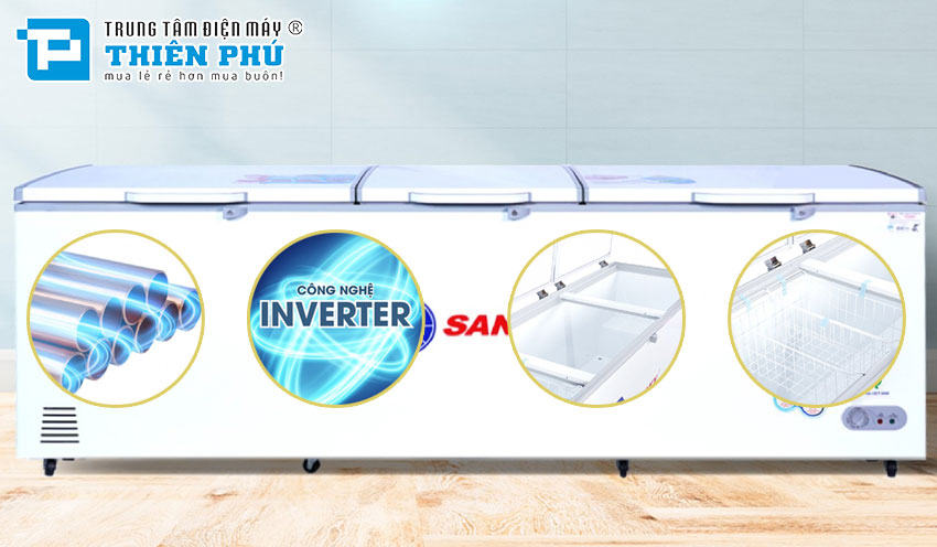 Tủ Đông Sanaky Inverter VH-1399HY3 1 Ngăn Đông 1300 Lít