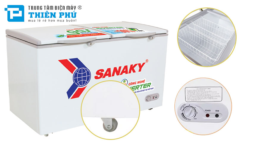 Tủ Đông Sanaky Inverter VH-5699HY3 1 Ngăn Đông 430 Lít