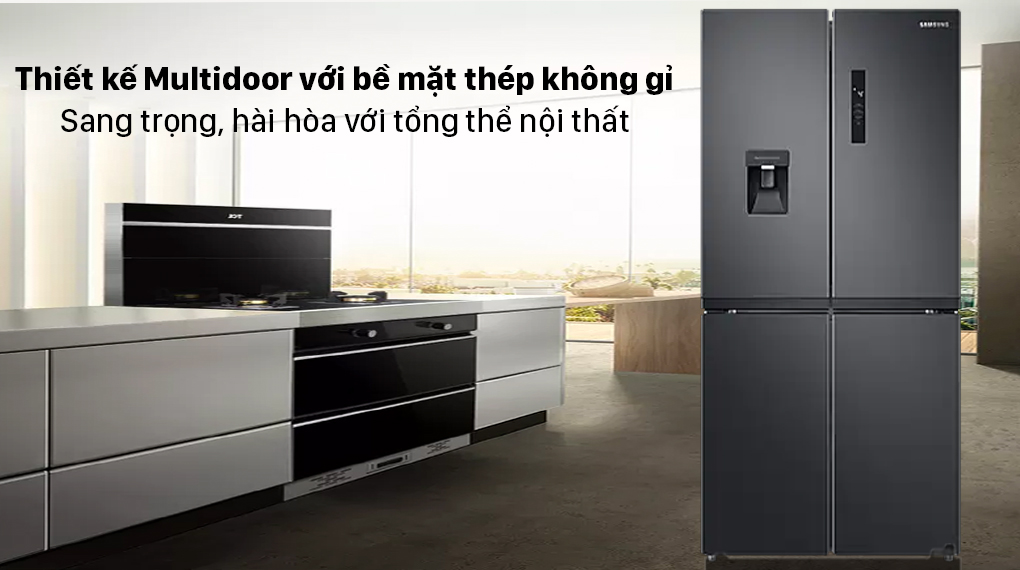 Tủ lạnh Samsung 4 cánh RF48A4010B4/SV với những điểm đáng chú ý bạn cần biết