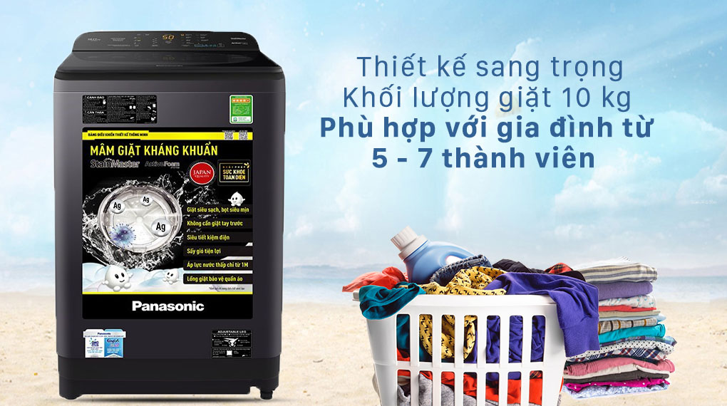 Nên chọn máy giặt Panasonic 10kg NA-F10S10BRV hay NA-F100A9BRV?