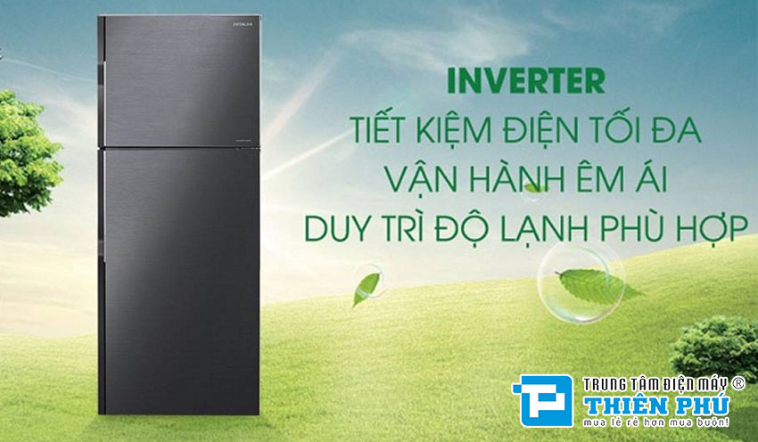 Tủ Lạnh Hitachi Inverter 2 Cánh 260 Lít R-H310PGV7(BBK)