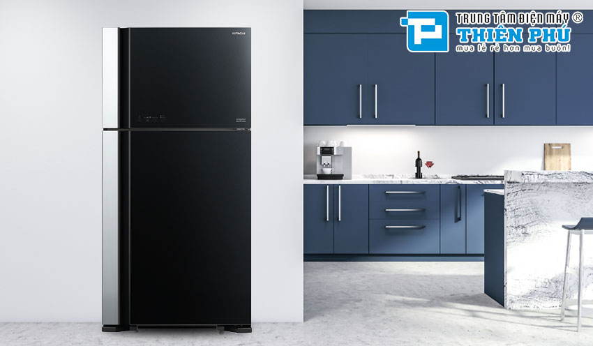 Tủ Lạnh Hitachi Inverter 450 Lít R-FG560PGV8(GBK) 2 Cánh