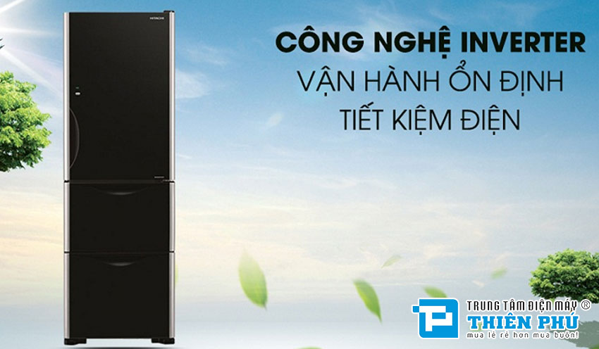 Tủ lạnh Hitachi inverter R-SG38PGV9X(GBK) 3 cánh 375 lít được đánh giá cao tại Thiên Phú