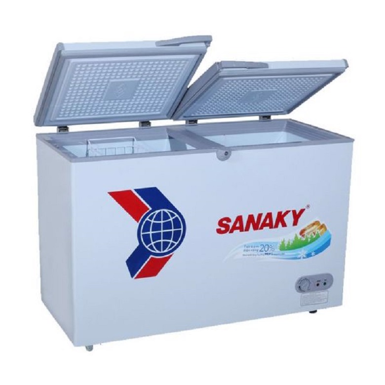 Thân tủ  đông Sanaky VH-5699W3 được làm từ nhựa ABS 
