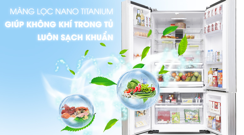 tủ lạnh Hitachi Inverter R-WB800PGV5 4 Cánh 640 Lít