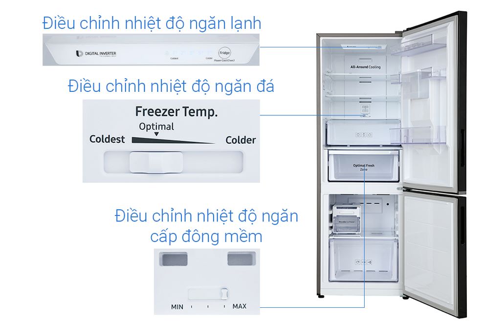 Ưu điểm ở tủ lạnh Samsung RB30N4010BU/SV bạn nên biết