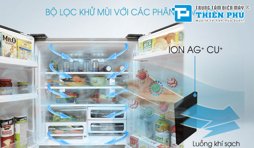 Giới thiệu tủ lạnh Sharp inverter SJ-FX630V-ST cho gia đình đông thành viên