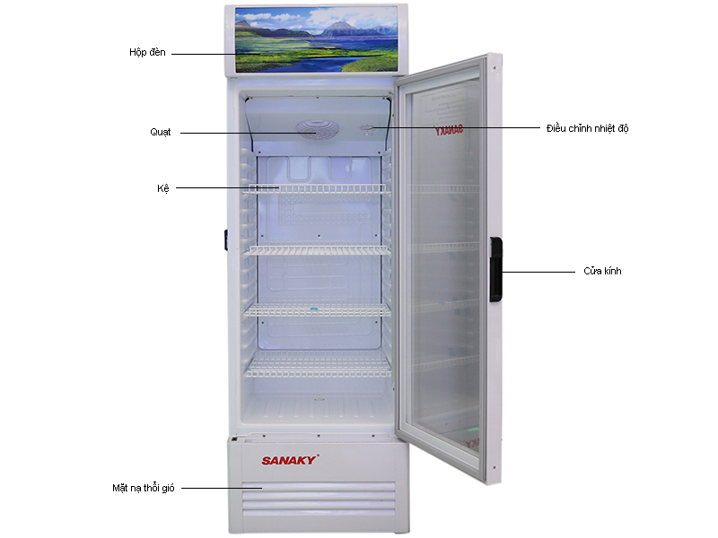 Tủ Mát Sanaky VH-359K 1 Cánh 350 Lít giúp bảo quản thực phẩm trong một thời gian dài vẫn giữ nguyên dưỡng chất