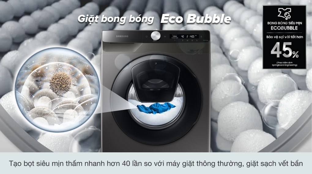 Máy giặt Samsung cửa trước WW85T554DAX