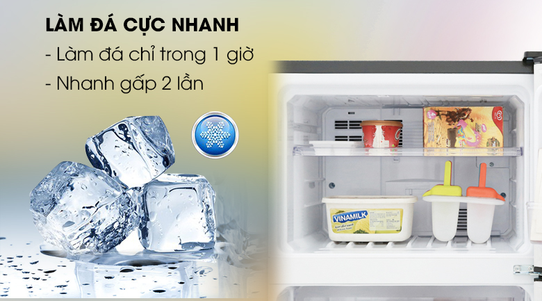 Tủ Lạnh Sharp Inverter SJ-X196E-SL 2 Cánh 180 Lít