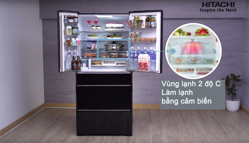 3 lý do mà bạn nên lựa chọn mẫu tủ lạnh Hitachi 6 cánh R-WX620KV(XK)