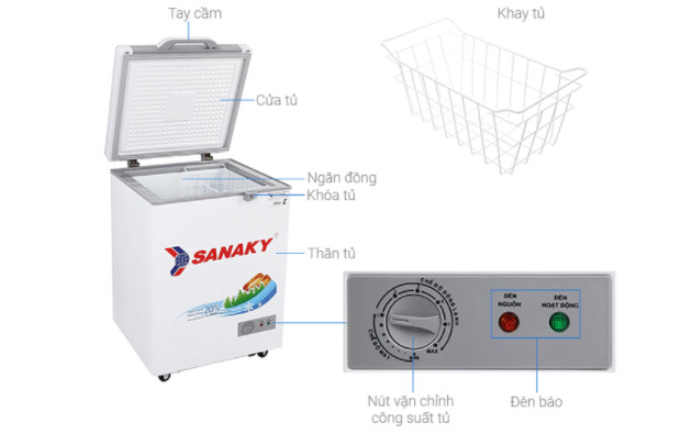 Vì sao gia đình bạn nên mua Tủ Đông Sanaky VH-150HY2 1 Ngăn Dàn Nhôm 150 Lít