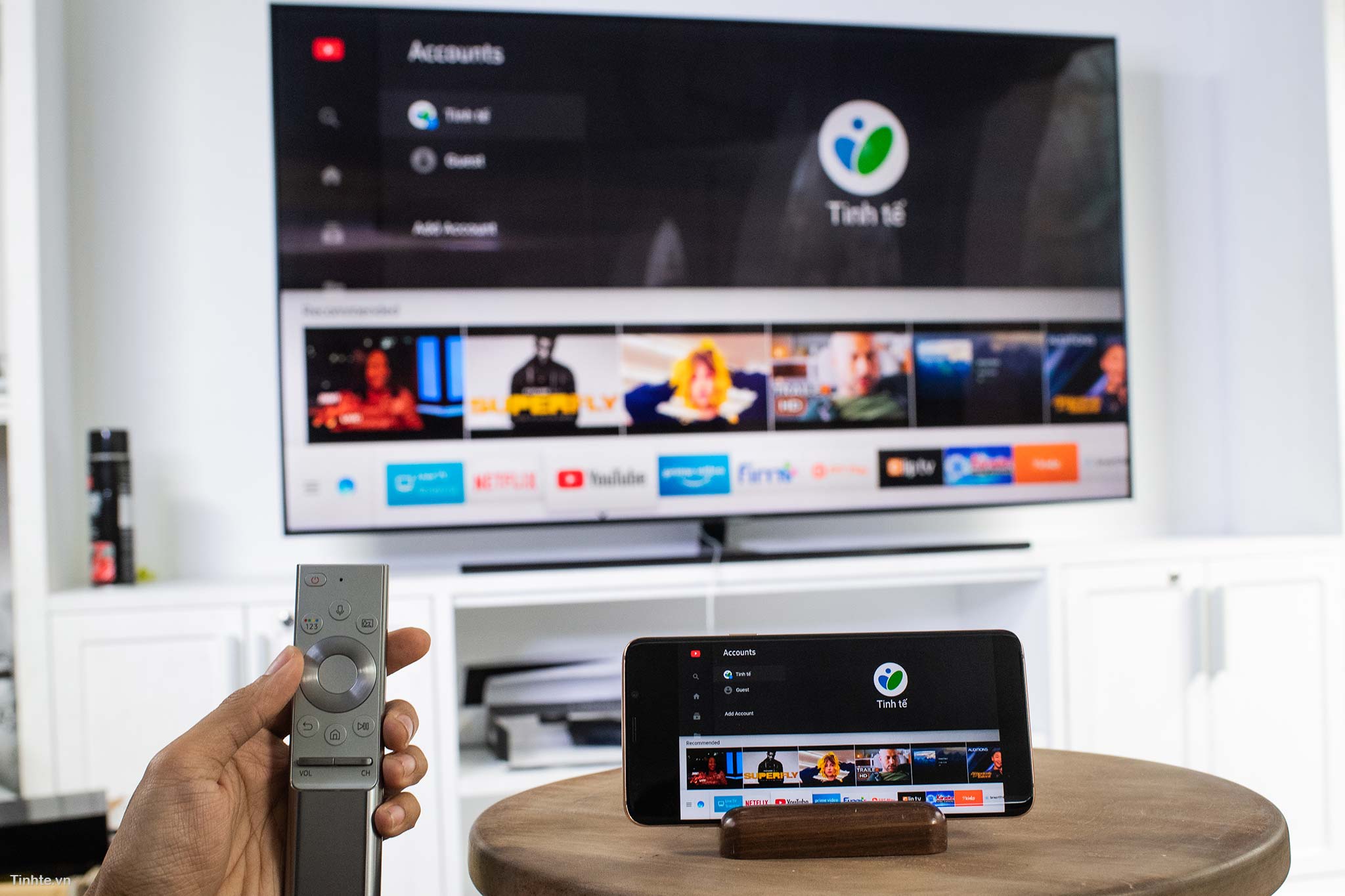 Cách sử dụng ứng dụng SmartThings để điều khiển Smart tivi Samsung