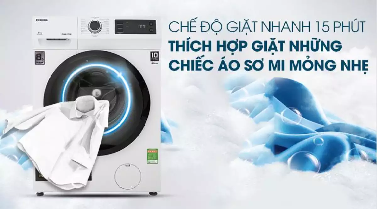 Đánh giá công nghệ giặt của máy giặt Toshiba inverter TW-BK85S2V(WK)