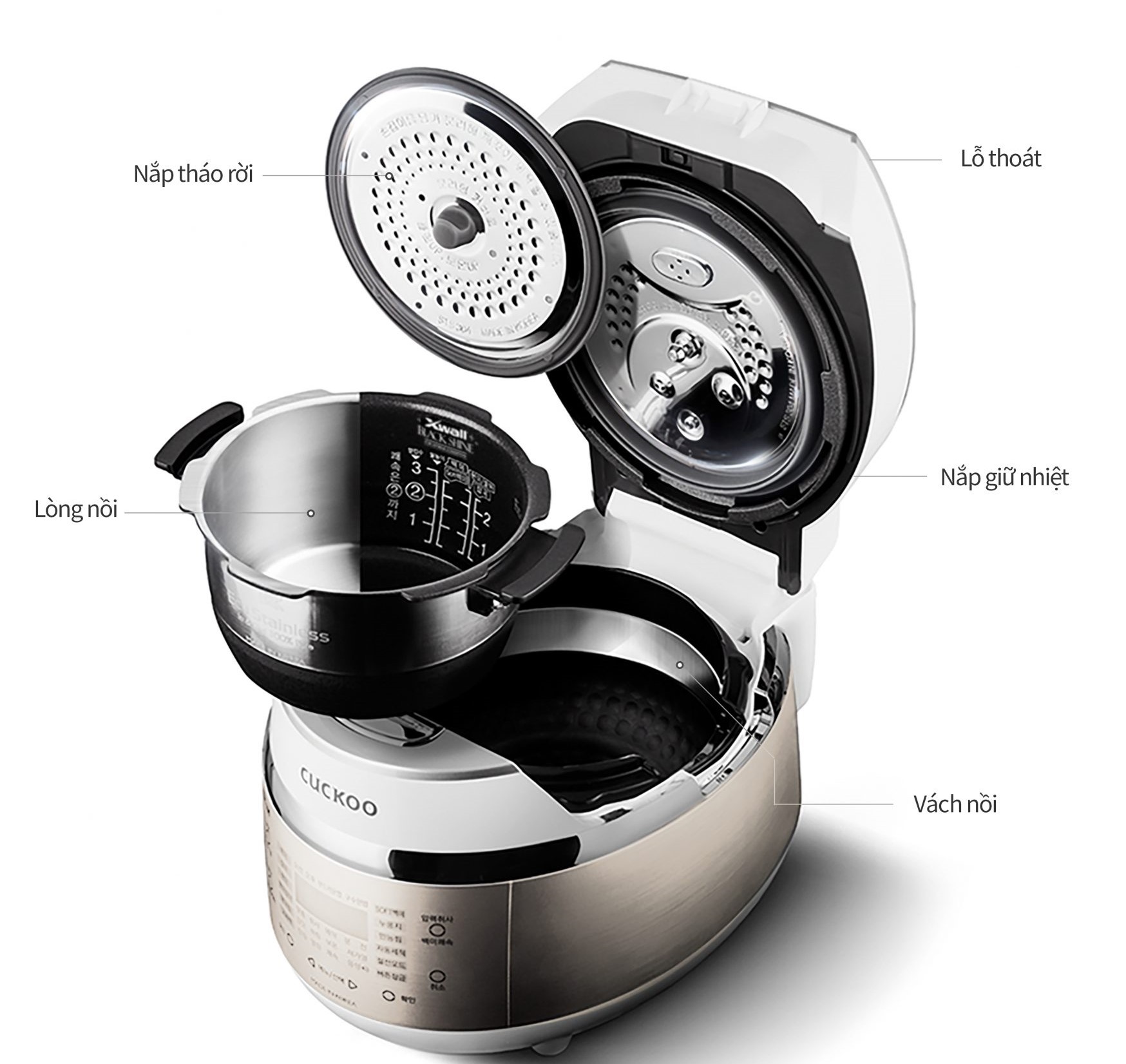 Nồi cơm điện Cuckoo CRP-JHTR1010FD - Đẳng cấp vượt trội trong công nghệ hiện đại