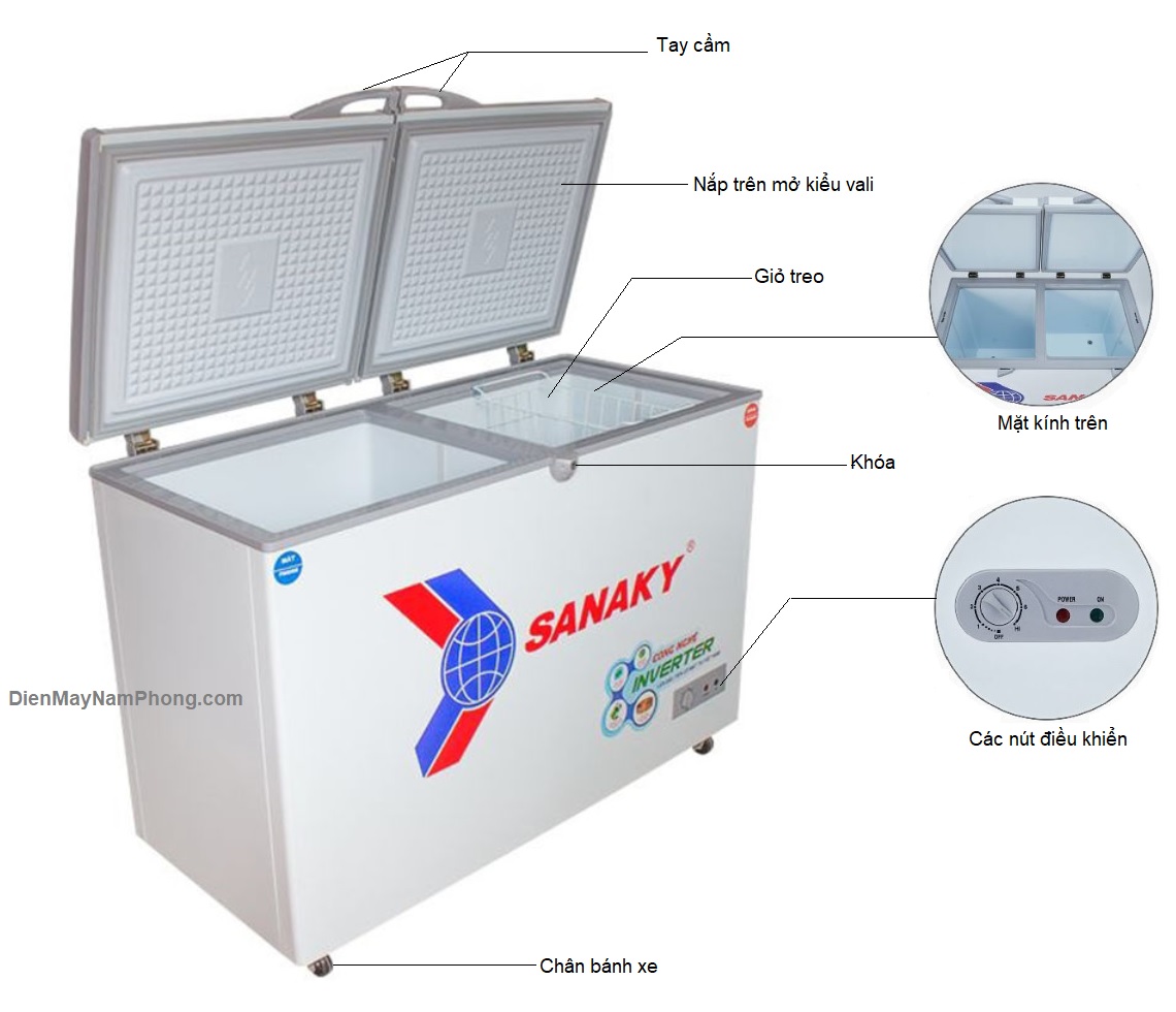 kinh nghiệm chọn mua tủ đông sanaky