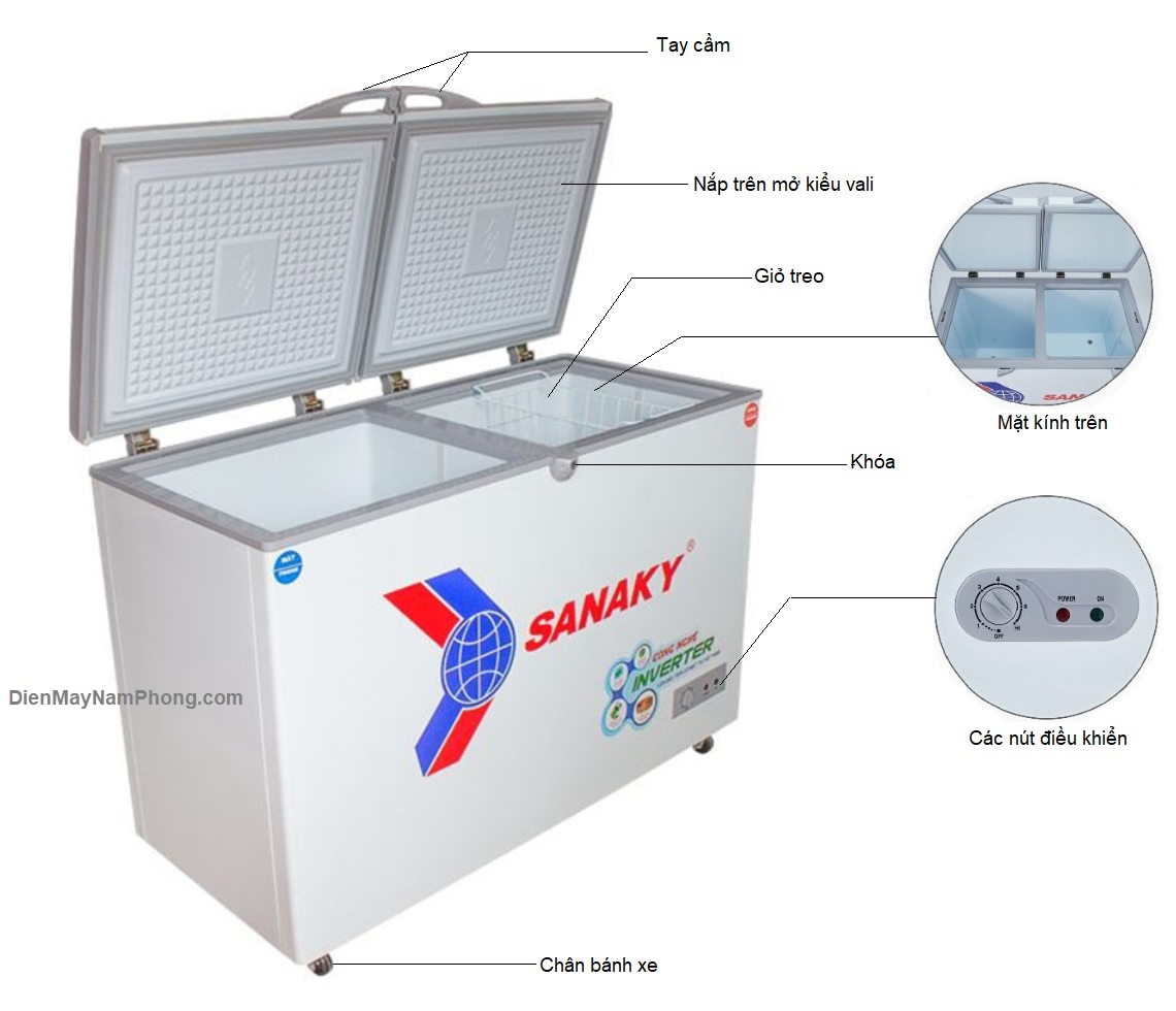 Sử dụng tủ đông sanaky thế nào để tiết kiệm điện nhất