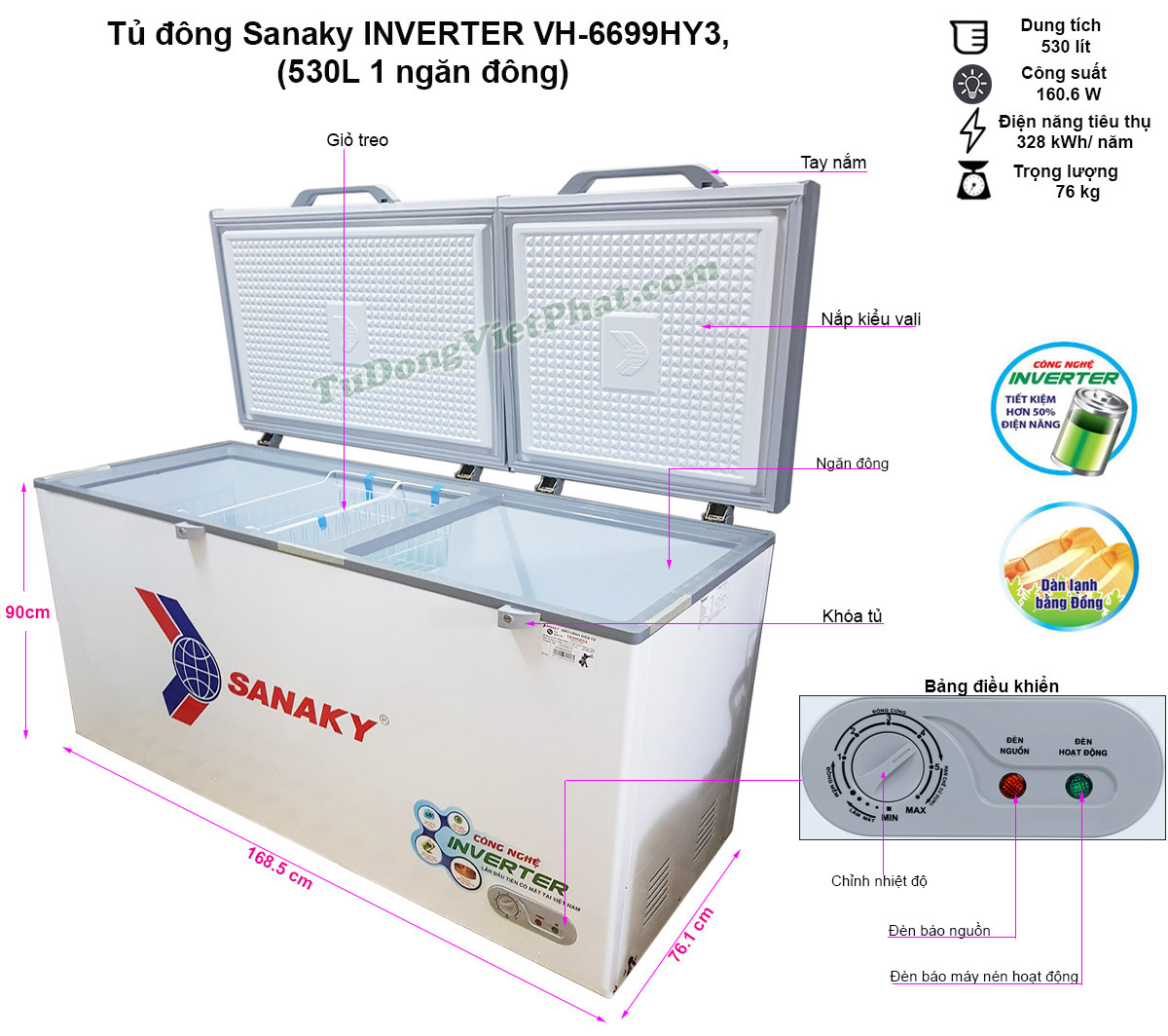 kinh nghiệm chọn mua tủ đông sanaky