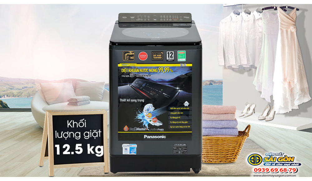 Lợi ích khi sử dụng máy giặt Panasonic inverter NA-FD125V1BV