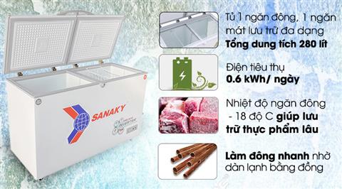 Sử dụng tủ đông sanaky thế nào để tiết kiệm điện nhất