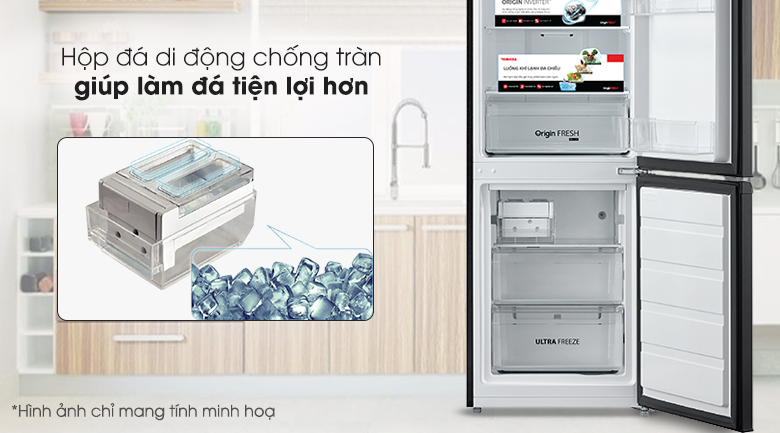 Đam mê làm lạnh nhanh hãy chọn tủ lạnh Toshiba GR-RB350WE-PMV(30)-BS
