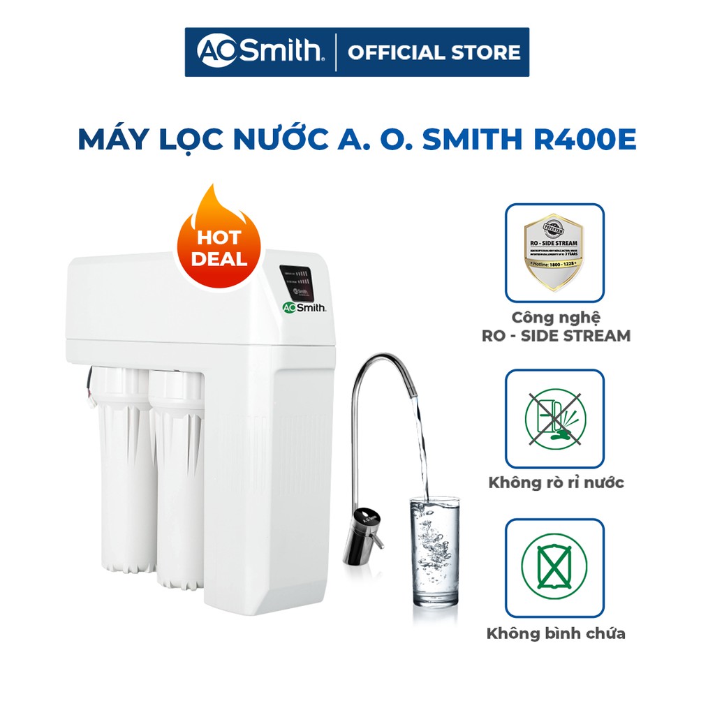 Tai sao nên sử dụng máy lọc nước AO Smith R400E?